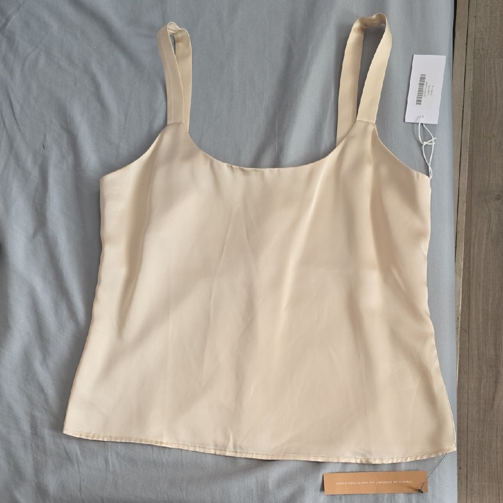 NWT Reformation Cream Satin Camisole